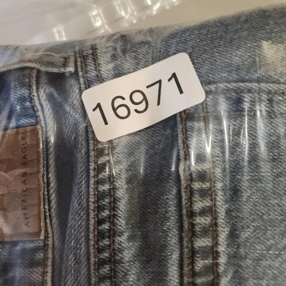 AE American Eagle 90's Bootcut Jeans Womens 14 Blue Denim High Rise Cotton 32x29 - Picture 11 of 11